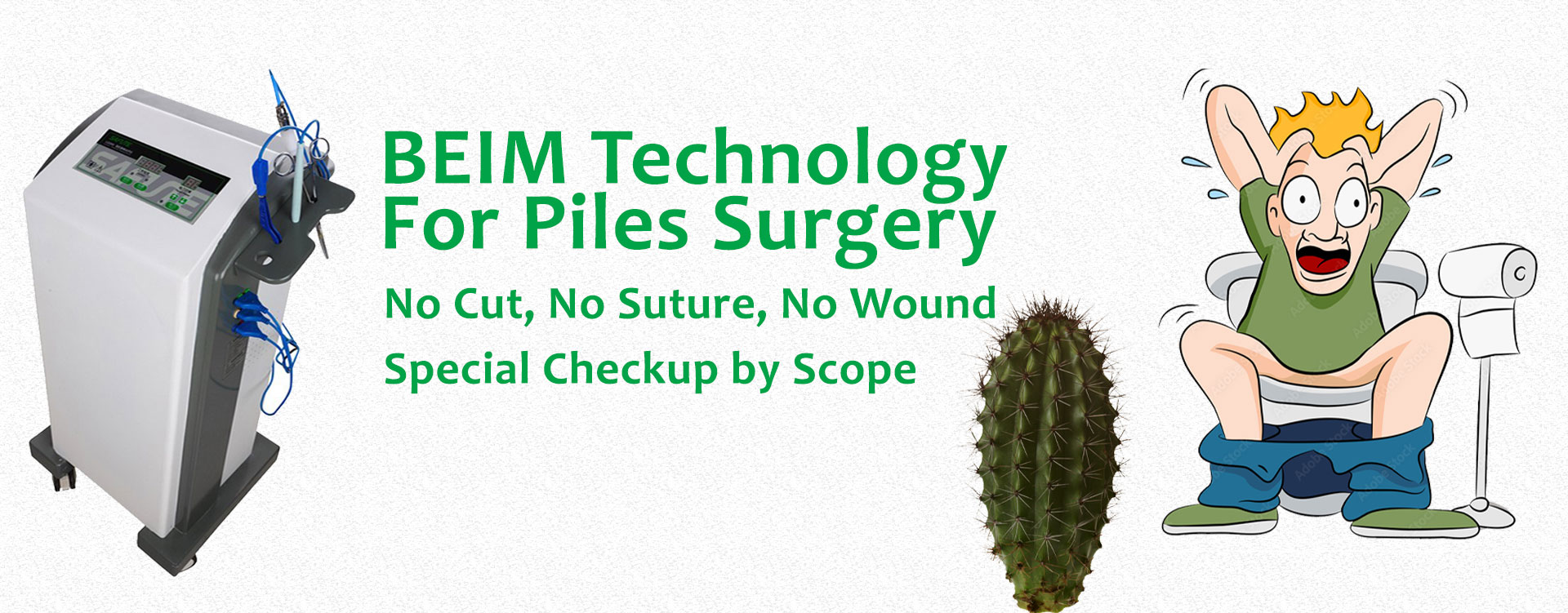BEIM Technology for Piles surgery